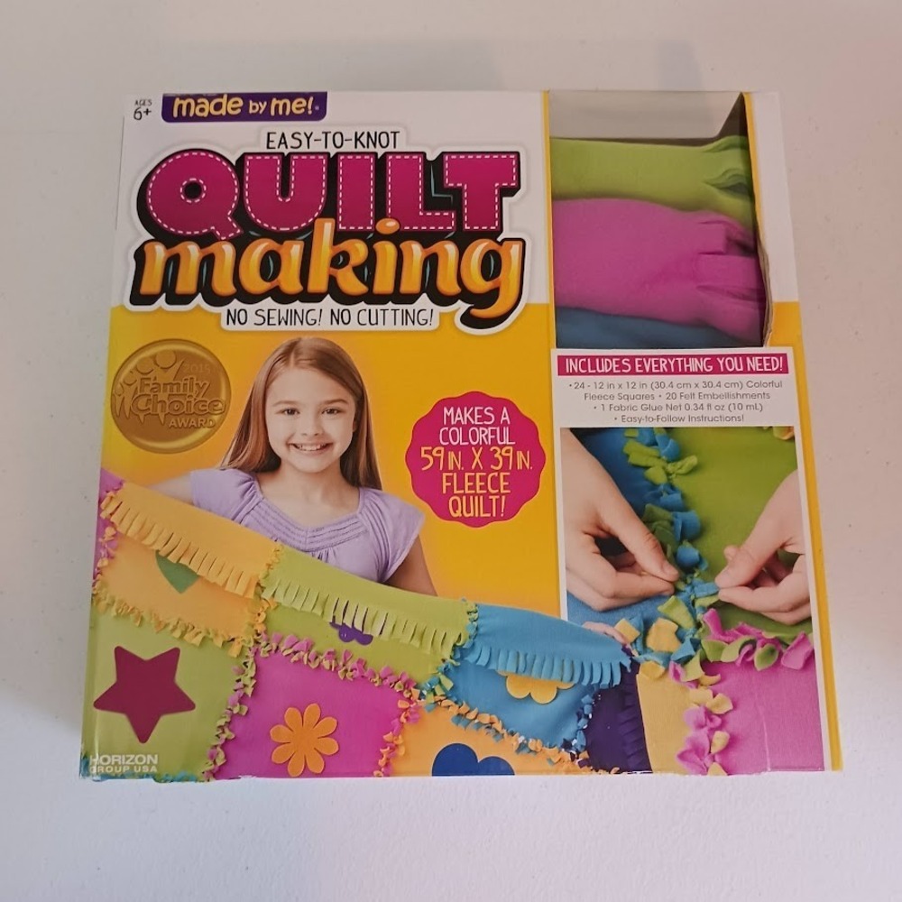Easy To Knot Quilt Making Kit, Ages‎ 6+, New In Box